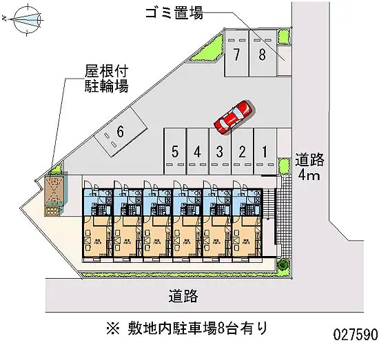 土岐市土岐口北町１丁目 月極駐車場